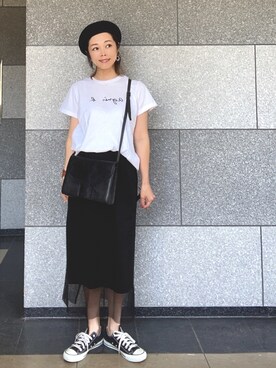 「UNITED ARROWS（ユナイテッドアローズ）のアイテム（ピアス（両耳用））」を使った、cbさん（レディース・160cm）の春コーディネート