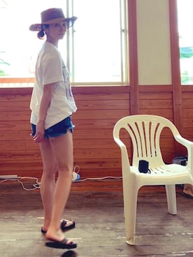「海コーデ、ショーパン」｜cbさん（レディース・160cm）の夏コーディネート