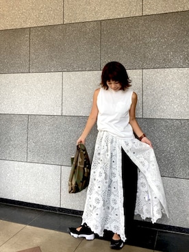 「JOURNAL STANDARD LUXE（ジャーナルスタンダード　ラックス）のアイテム」を使った、cbさん（レディース・160cm）の夏コーディネート