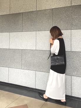 「JOURNAL STANDARD LUXE（ジャーナルスタンダード　ラックス）のアイテム（ワンピース/ドレス）」を使った、cbさん（レディース・159cm）の秋コーディネート