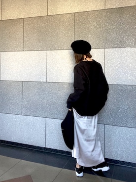 「白黒」｜cbさん（レディース・159cm）の秋コーディネート