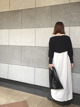 「JOURNAL STANDARD LUXE（ジャーナルスタンダード　ラックス）のアイテム（ワンピース/ドレス）」を使った、cbさん（レディース・159cm）の春コーディネート