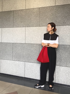 「つけ襟」｜cbさん（レディース・159cm）の春コーディネート