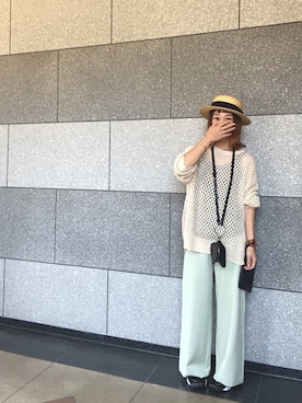 「みどり」｜cbさん（レディース・159cm）の夏コーディネート