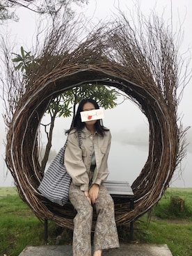 「frames RAY CASSIN（フレームスレイカズン）のアイテム（ブルゾン）」を使った、yiigogoさん（レディース・161cm）の秋コーディネート
