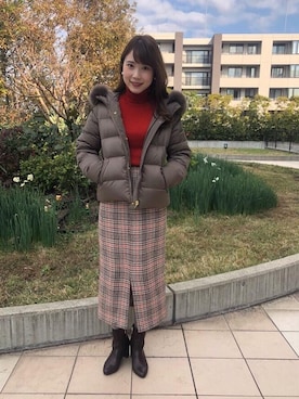 Yumikoさん（レディース・153cm）の冬コーディネート