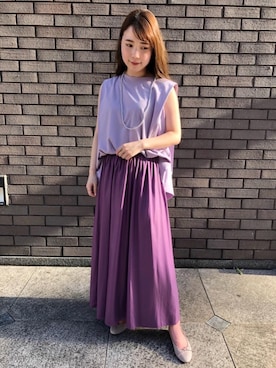 Yumikoさん（レディース・153cm）の夏コーディネート