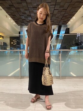 「【全社タグに統合】Relax」｜Yumikoさん（レディース・153cm）の春コーディネート