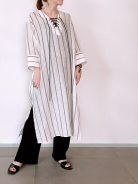 inoさん（レディース・158cm）の夏コーディネート