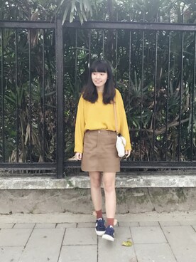 13🦕さん（レディース・157cm）の冬コーディネート