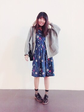 「Lulus（-）のアイテム（ジャケット/アウター）」を使った、13🦕さん（レディース・157cm）の春コーディネート