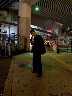 「SASQUATCHfabrix.（サスクワァッチファブリックス）のアイテム」を使った、blk6wingさん（メンズ・170cm）の秋コーディネート