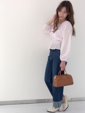 「カットオフ」｜「アイテム（その他）」を使った、archivesさん（レディース・162cm）の冬コーディネート