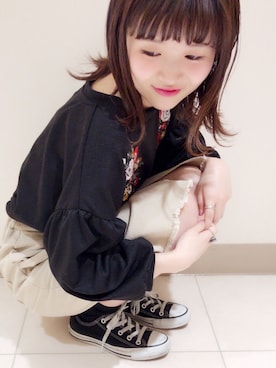 「カットオフ」｜「アイテム（その他）」を使った、archivesさん（レディース・151cm）の春コーディネート
