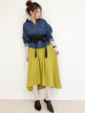 「美女と野獣キャンペーン」｜archivesさん（レディース・155cm）の春コーディネート