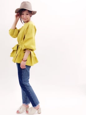 「美女と野獣キャンペーン」｜archivesさん（レディース・154cm）の春コーディネート