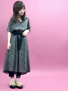 「レトロ」｜「アイテム（ラッピングキット）」を使った、archivesさん（レディース・151cm）の夏コーディネート
