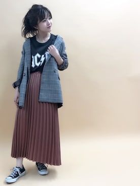「ロック」｜archivesさん（レディース・151cm）の秋コーディネート
