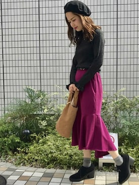 「archives（アルシーヴ）のアイテム（ブーティ）」を使った、archivesさん（レディース・160cm）の秋コーディネート