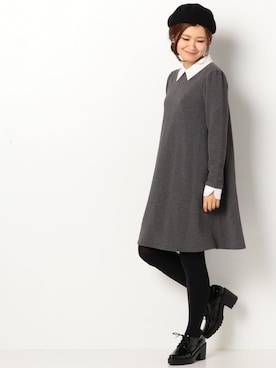 「archives（アルシーヴ）のアイテム（ブーティ）」を使った、archivesさん（レディース・154cm）の秋コーディネート