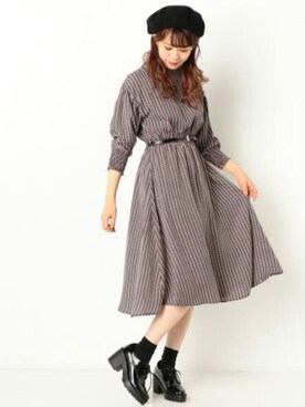 「archives（アルシーヴ）のアイテム（ブーティ）」を使った、archivesさん（レディース・162cm）の秋コーディネート