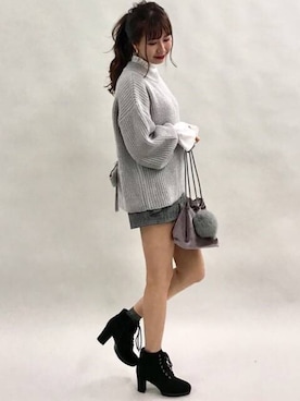 「archives（アルシーヴ）のアイテム（シューズ）」を使った、archivesさん（レディース・161cm）の秋コーディネート