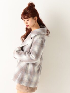 「archives（アルシーヴ）のアイテム（ピーコート）」を使った、archivesさん（レディース・158cm）の秋コーディネート