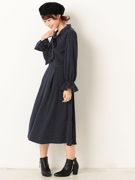 「archives（アルシーヴ）のアイテム（シューズ）」を使った、archivesさん（レディース・160cm）の秋コーディネート