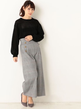 「セーター」｜archivesさん（レディース・160cm）の秋コーディネート