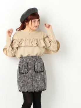 「archives（アルシーヴ）のアイテム（帽子）」を使った、archivesさん（レディース・155cm）の秋コーディネート