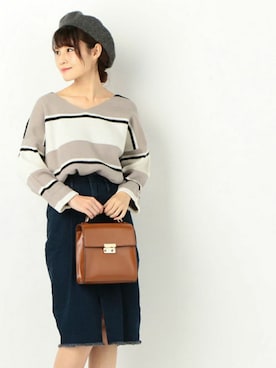 「archives（アルシーヴ）のアイテム（帽子）」を使った、archivesさん（レディース・160cm）の秋コーディネート