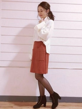 「archives（アルシーヴ）のアイテム（シューズ）」を使った、archivesさん（レディース・160cm）の秋コーディネート