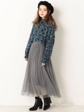 「archives（アルシーヴ）のアイテム（シューズ）」を使った、archivesさん（レディース・155cm）の秋コーディネート