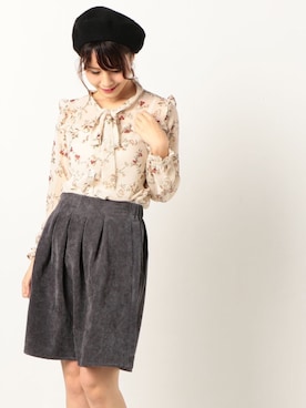 「archives（アルシーヴ）のアイテム（帽子）」を使った、archivesさん（レディース・160cm）の秋コーディネート