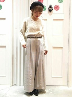 「archives（アルシーヴ）のアイテム（ブーティ）」を使った、archivesさん（レディース・156cm）の冬コーディネート