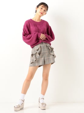 「archives（アルシーヴ）のアイテム（シューズ）」を使った、archivesさん（レディース・163cm）の冬コーディネート