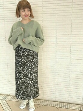 「ひょう柄」｜archivesさん（レディース・156cm）の冬コーディネート