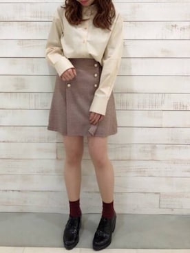 「archives（アルシーヴ）のアイテム（ブーティ）」を使った、archivesさん（レディース・156cm）の冬コーディネート