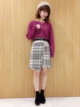 「archives（アルシーヴ）のアイテム（ブーティ）」を使った、archivesさん（レディース・165cm）の冬コーディネート