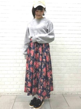 「archives（アルシーヴ）のアイテム（シューズ）」を使った、archivesさん（レディース・156cm）の冬コーディネート