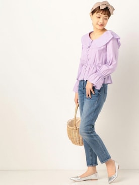 「Doux archives（ドゥアルシーヴ）のアイテム」を使った、archivesさん（レディース・164cm）の冬コーディネート