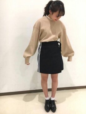 「archives（アルシーヴ）のアイテム（ブーティ）」を使った、archivesさん（レディース・154cm）の冬コーディネート