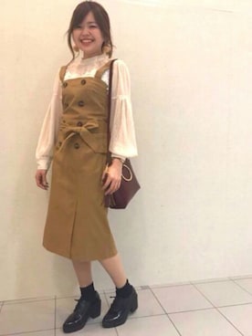 「archives（アルシーヴ）のアイテム（ブーティ）」を使った、archivesさん（レディース・158cm）の冬コーディネート