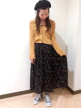 「archives（アルシーヴ）のアイテム（ハンチング/ベレー帽）」を使った、archivesさん（レディース・160cm）の冬コーディネート
