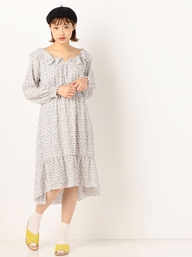 「Doux archives（ドゥアルシーヴ）のアイテム」を使った、archivesさん（レディース・164cm）の冬コーディネート