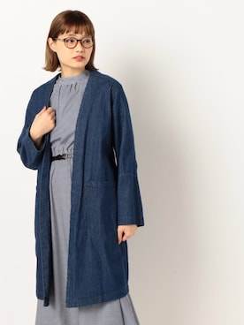 「archives（アルシーヴ）のアイテム（チェスターコート）」を使った、archivesさん（レディース・163cm）の春コーディネート