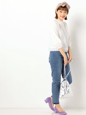 「メタリック」｜archivesさん（レディース・164cm）の春コーディネート