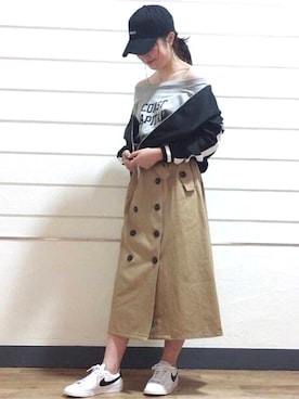 「archives（アルシーヴ）のアイテム（ジャケット/アウター）」を使った、archivesさん（レディース・160cm）の春コーディネート