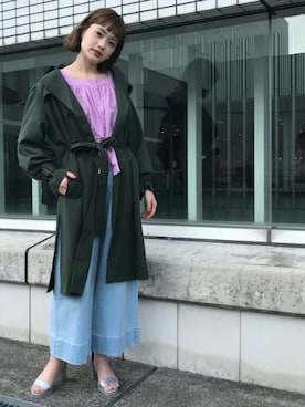 「archives（アルシーヴ）のアイテム（ジャケット/アウター）」を使った、archivesさん（レディース・164cm）の春コーディネート