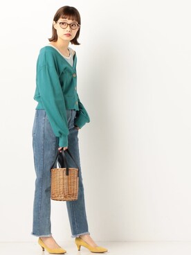 「archives（アルシーヴ）のアイテム（パンツ）」を使った、archivesさん（レディース・164cm）の春コーディネート
